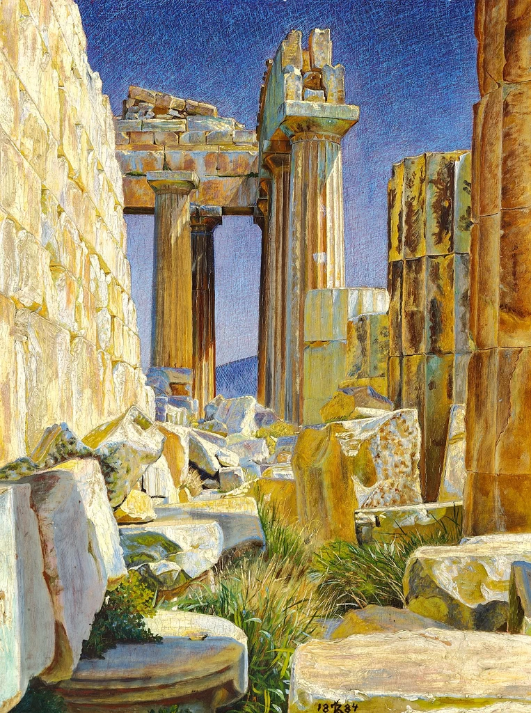 Kristian Zahrtmann - Acropoli, 1884